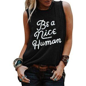 Women Inspirational Kindness Retro Style Mindfulness Casual Tee Shirts Tops